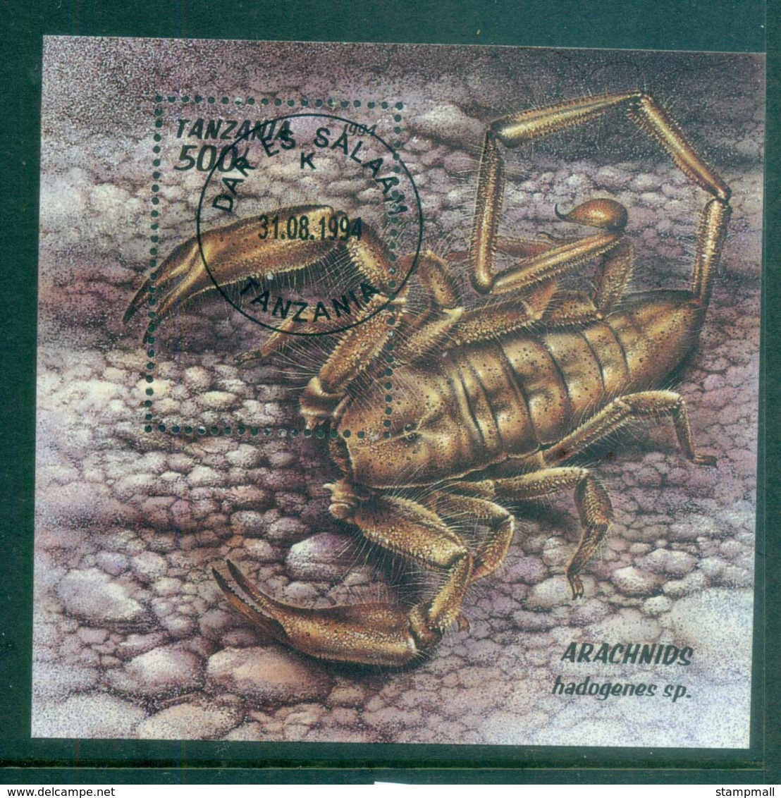 Tanzania 1994 Arachnids, Insect, Scorpion MS CTO Lot84825 - Swaziland (1968-...)