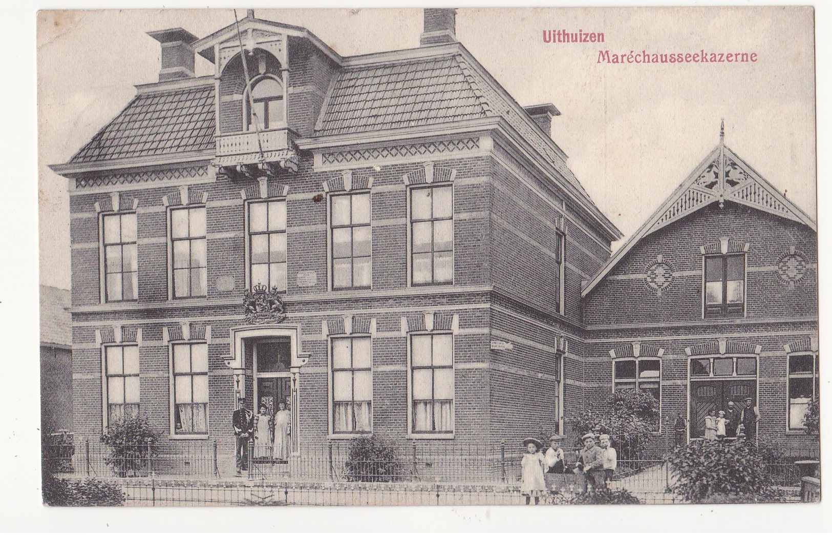 Uithuizen: Maréchausseekazerne.(Interneringskamp, Groningen. Engels Kamp. - Uithuizen