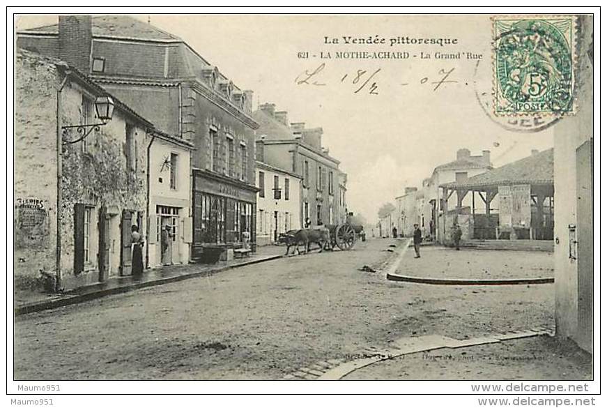 85 LA MOTHE ACHARD -  LA GRANDE RUE  N° 315067 - La Mothe Achard