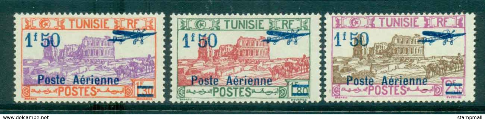 Tunisia 1930 Air Post Opt Surch MLH Lot46417 - Tunisie (1956-...)
