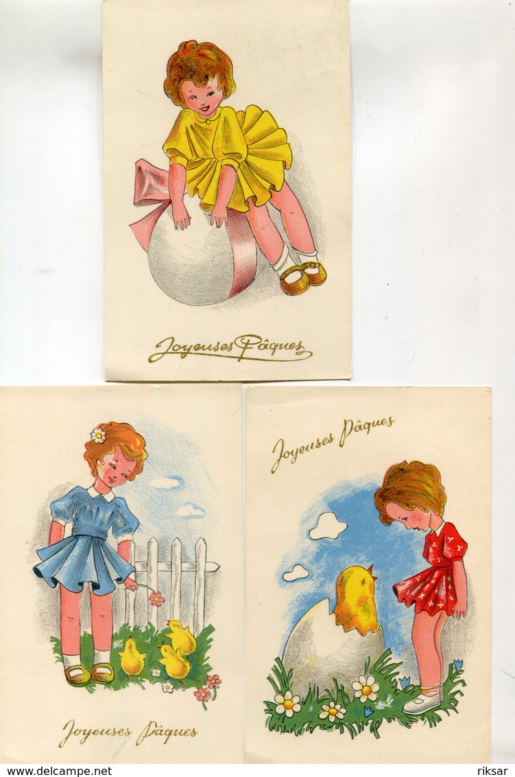 PAQUES(6 CARTES) - Easter