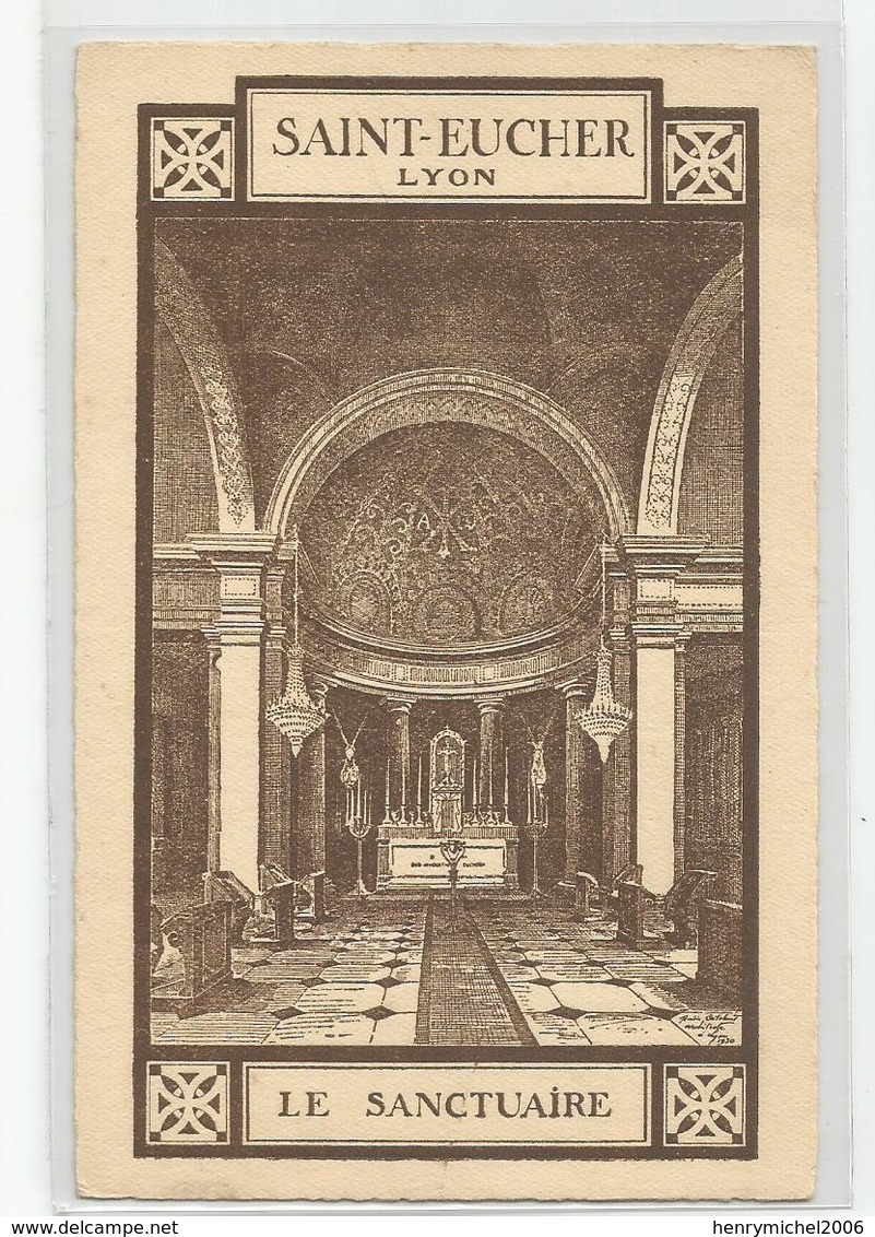 69 Rhone - St Saint Eucher Le Sanctuaire 1930 Illustrée - Otros & Sin Clasificación