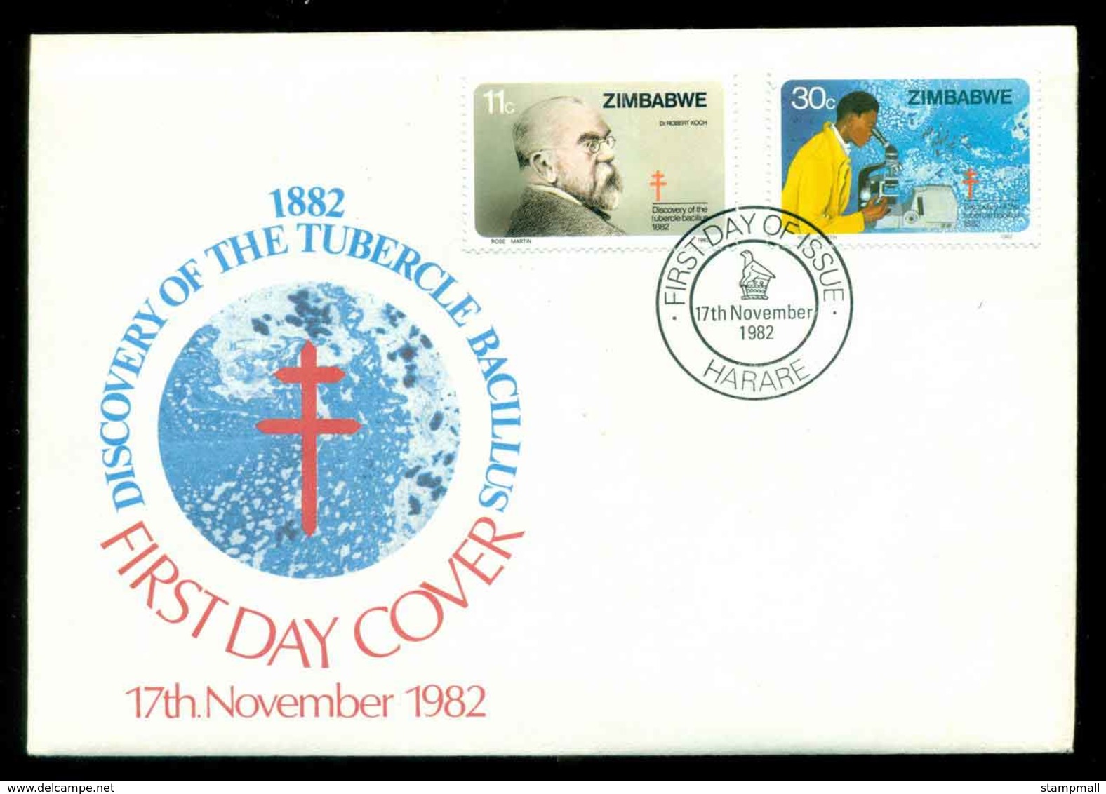 Zimbabwe 1982 Anti TB FDC Lot51729 - Zimbabwe (1980-...)