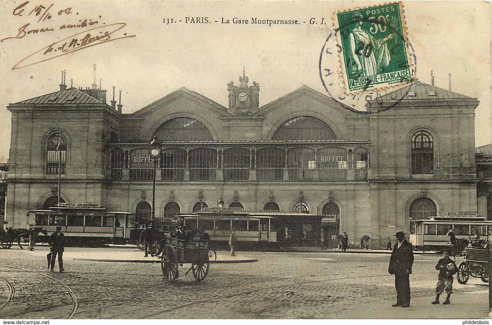 PARIS LE METRO  Gare Montparnasse - Pariser Métro, Bahnhöfe