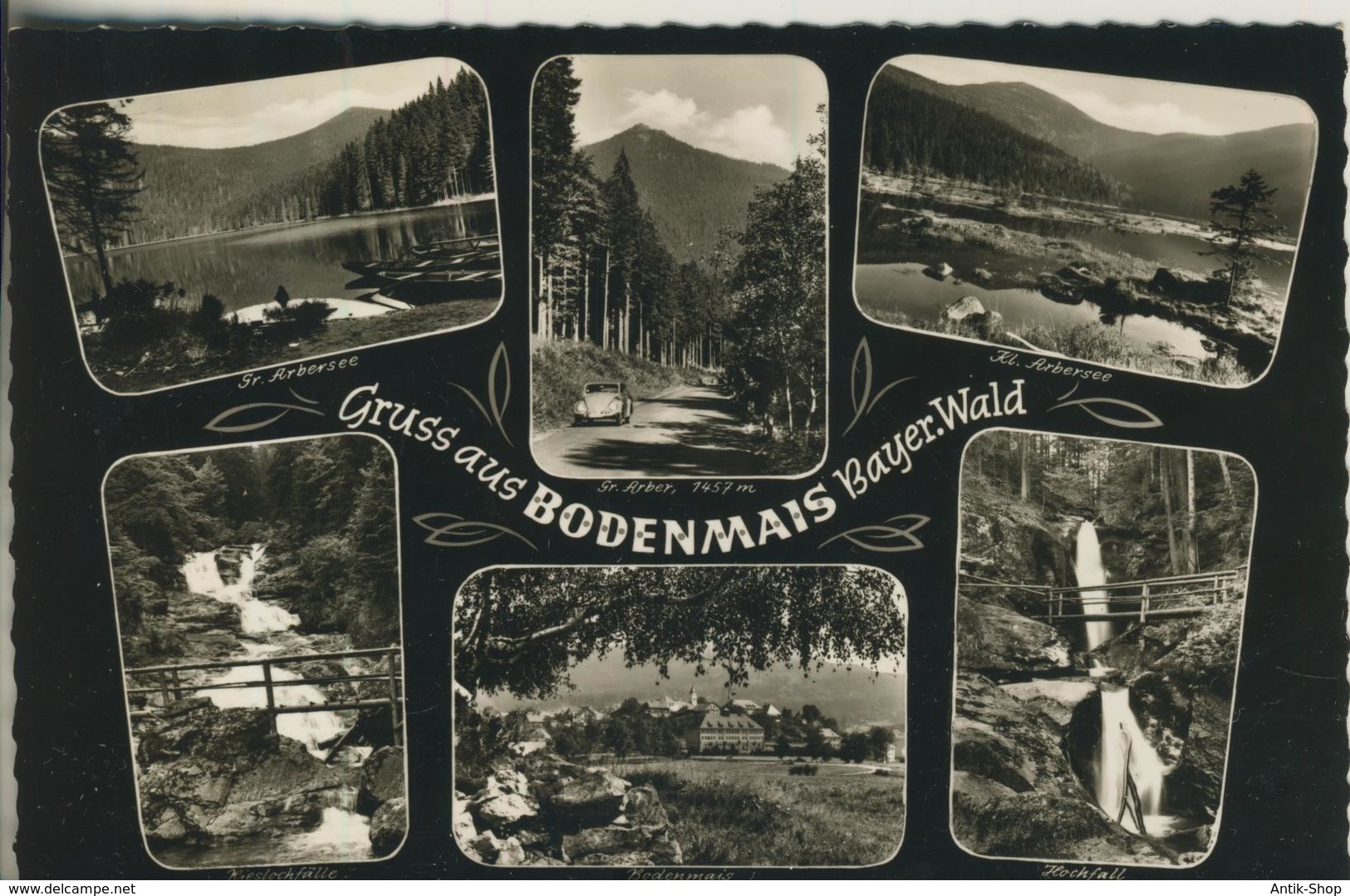 Bodenmais V. 1963  6 Waldgebiete Mit Seen Und Wasserfälle  (1255) - Bodenmais