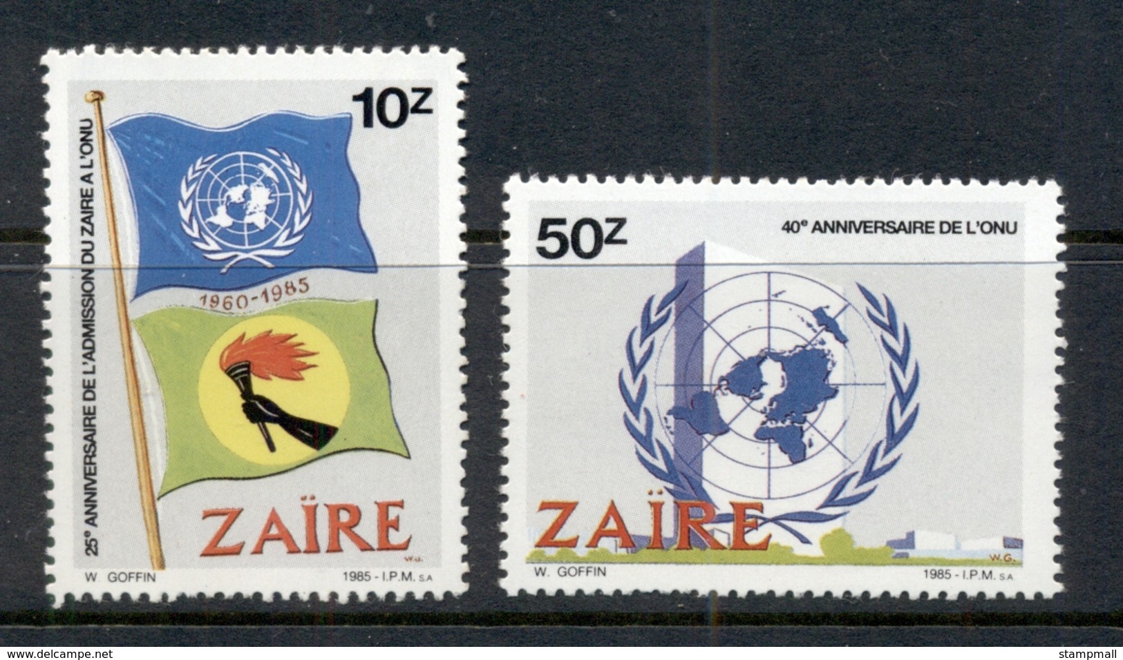 Zaire 1985 UN 40th Anniv. MUH - Africa (Other)