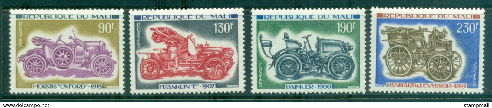 Mali 1975 Vintage Cars, Automobiles MUH - Mali (1959-...)