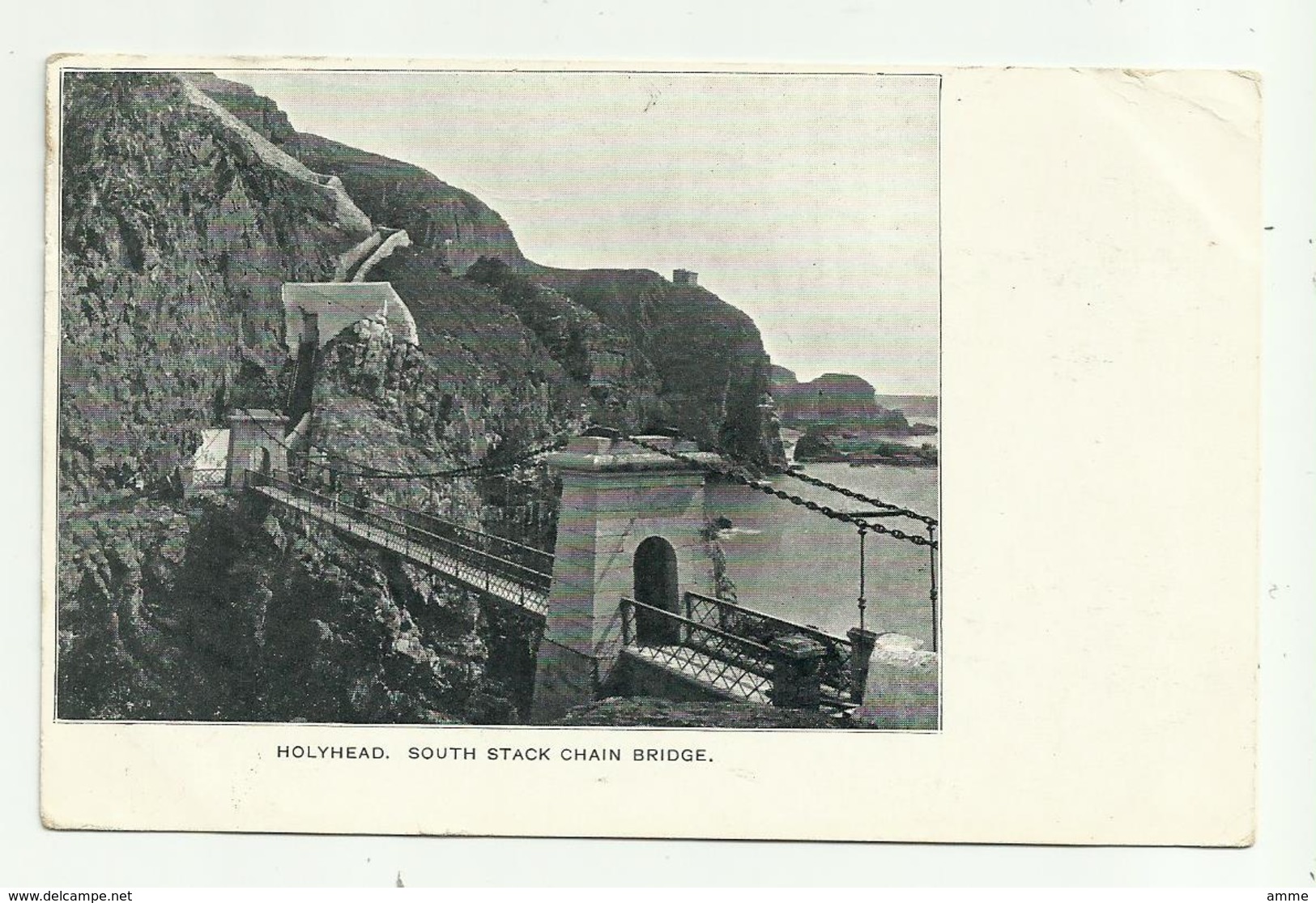 Wales   *  Holyhead - South Stack Chain Bridge - Anglesey