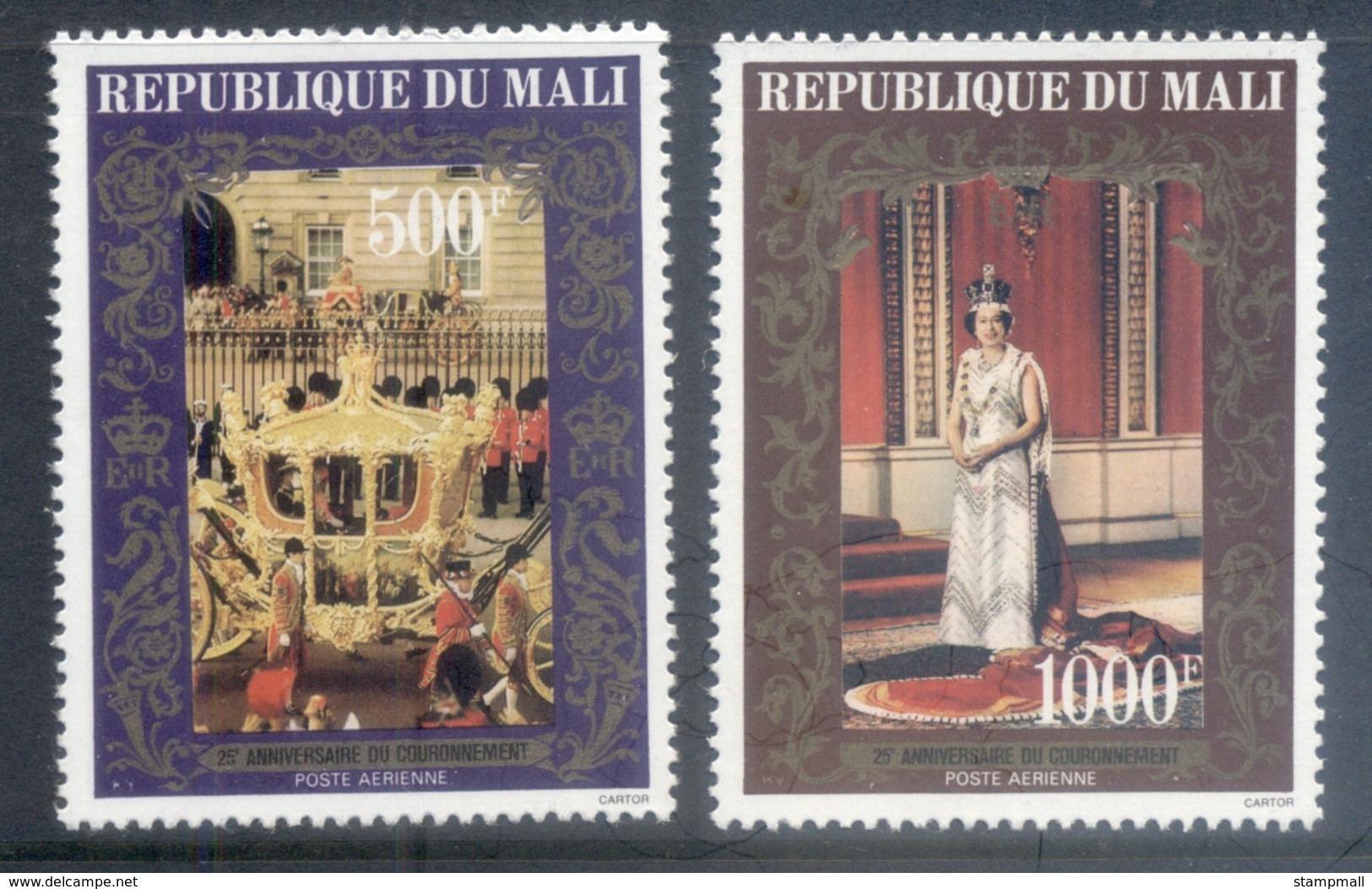 Mali 1978 QEII Coronation 25th Anniversary MUH - Mali (1959-...)