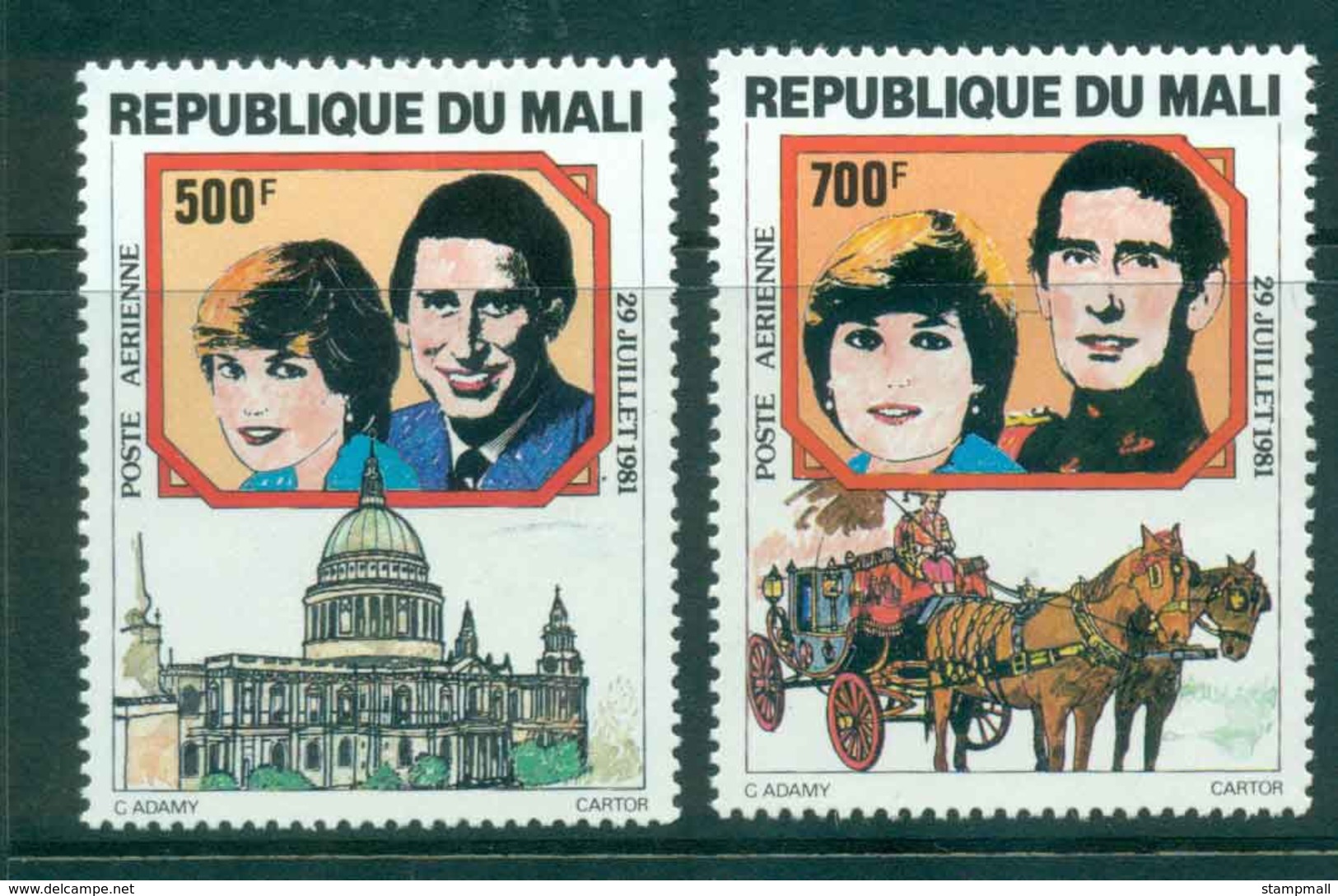 Mali 1981 Charles & Diana Wedding  MUH Lot45087 - Mali (1959-...)