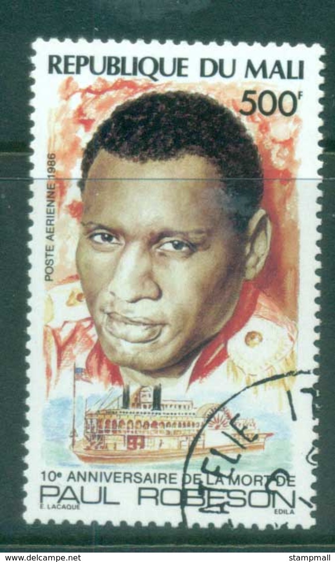 Mali 1986 Paul Robeson CTO - Mali (1959-...)