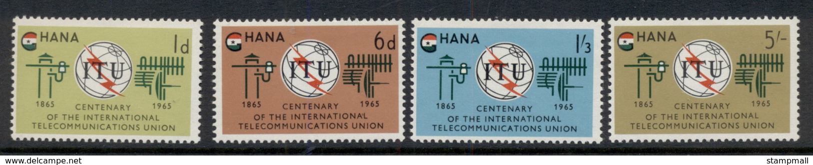 Ghana 1965 ITU Centenary MUH - Ghana (1957-...)
