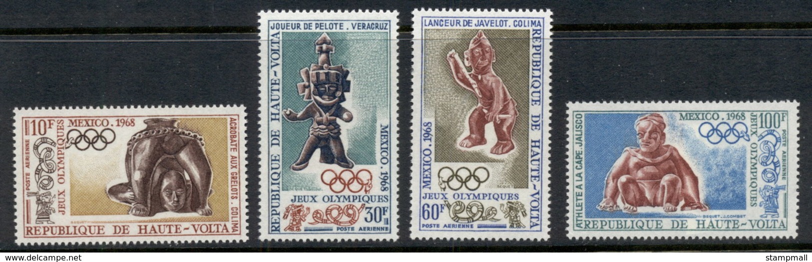 Upper Volta 1968 Summer Olympics, Mexico City MUH - Upper Volta (1958-1984)