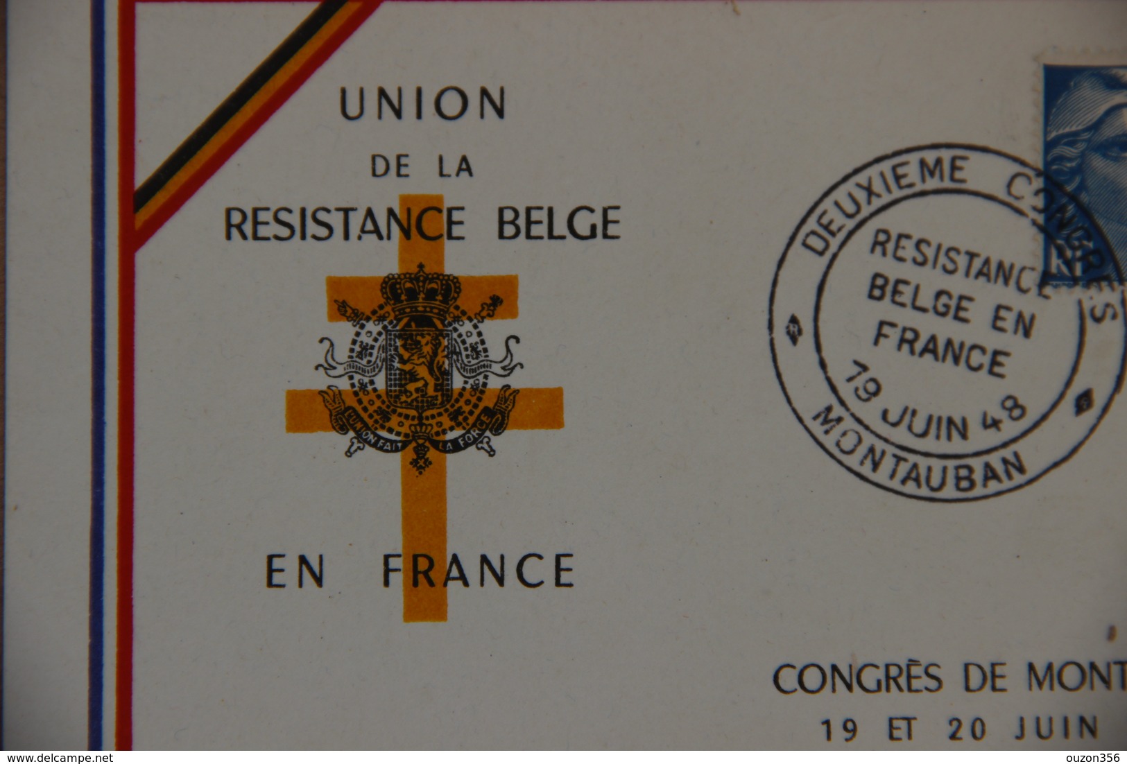 Union De La Résistance Belge En France, Congrès De Montauban (Tarn-et-Garonne), 1948 - Guerre 1939-45