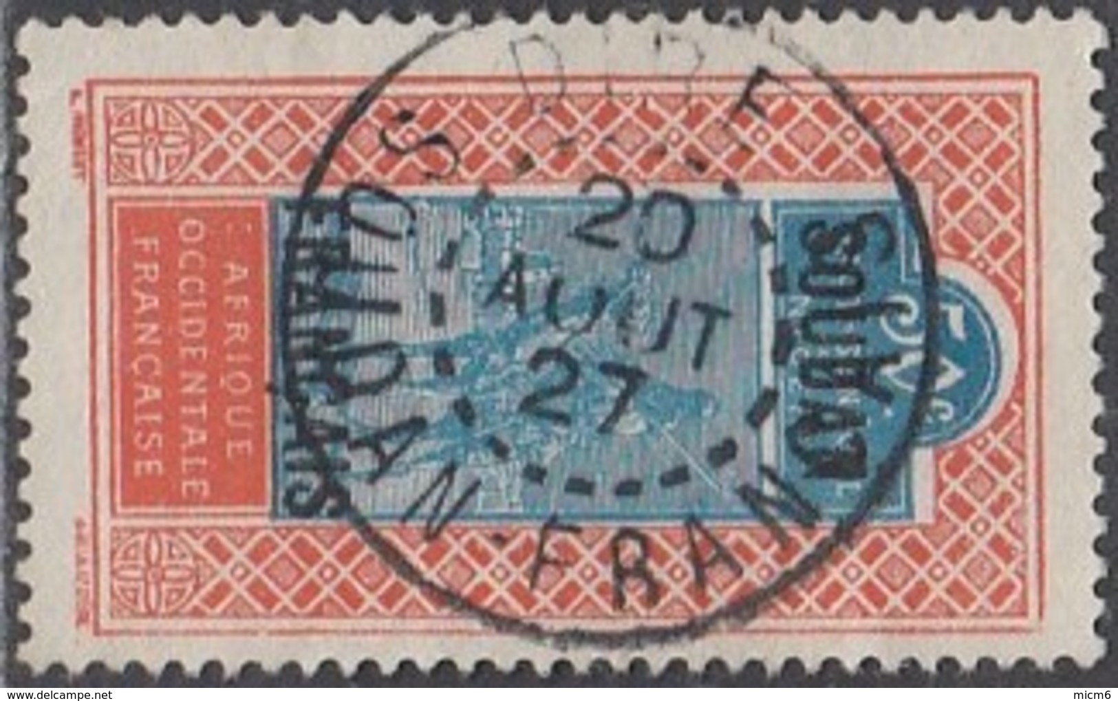 Soudan Français 1920-1944 - Dire Sur N° 40 (YT) N° 51 (AM). Oblitération De 1927. - Used Stamps