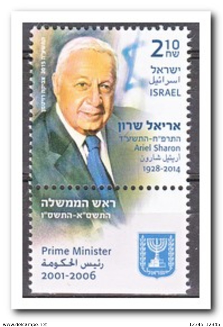 Israël 2015, Postfris MNH, Ariel Sharon - Montenegro