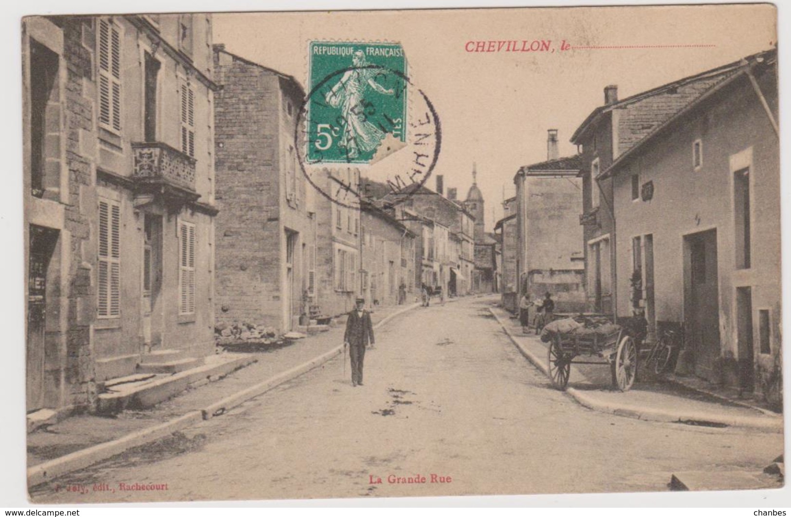 Chevillon  La Grande Rue - Chevillon