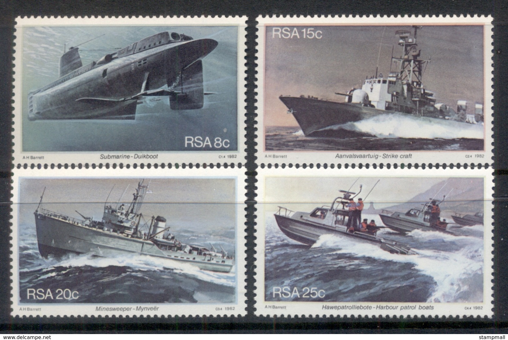 South Africa 1982 Return Of Simonstown Naval Base, Ships MUH - Other & Unclassified