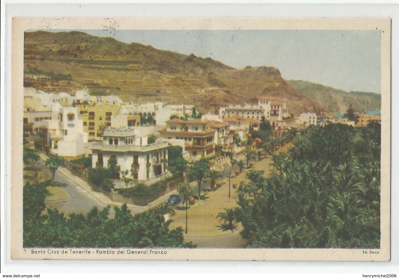 Espagne Espana - Islas Canarias Santa Cruz De Tenerife Rambla Del General Franco - Tenerife