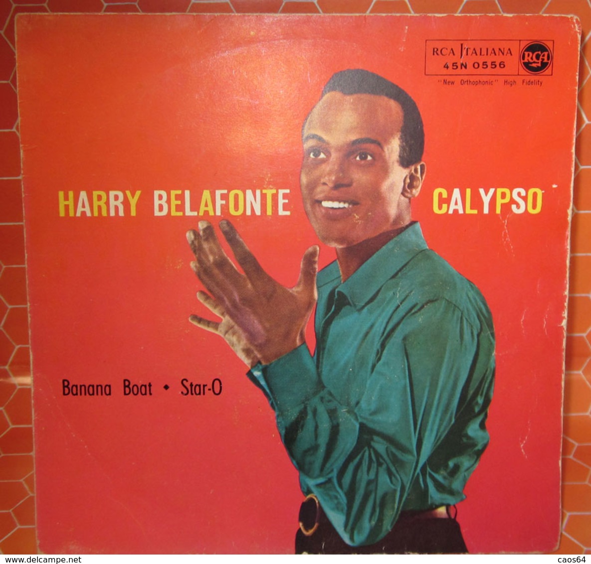 HARRY BELAFONTE CALYPSO  COVER NO VINYL 45 GIRI - 7" - Accessories & Sleeves