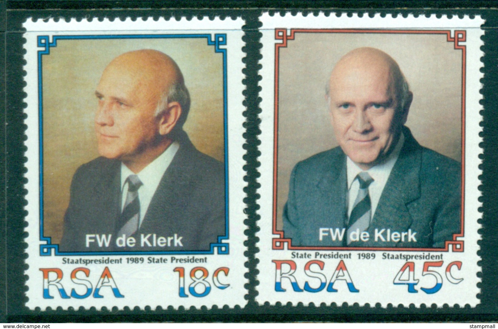 South Africa 1989 Pres. Willen De Klerk MUH Lot35360 - Other & Unclassified