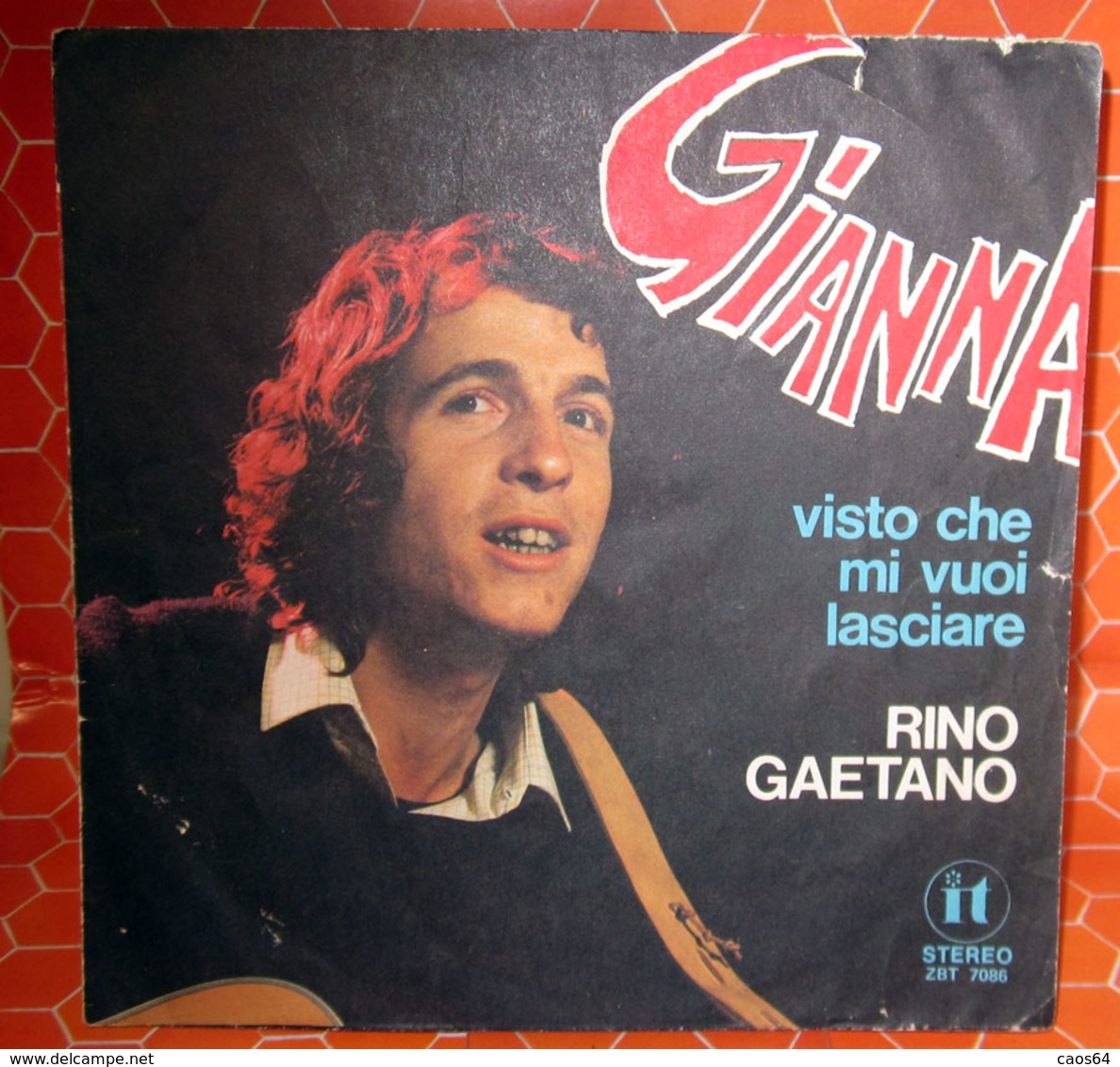 RINO GAETANO GIANNA  COVER NO VINYL 45 GIRI - 7" - Accessori & Bustine