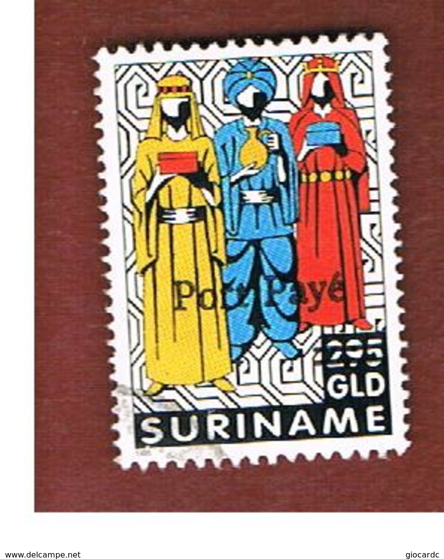 SURINAME (SURINAM) - SG 1694  -   1996 THREE WISE MEN (OVERPRINTED POSTE PAYE')    -  USED° - Suriname