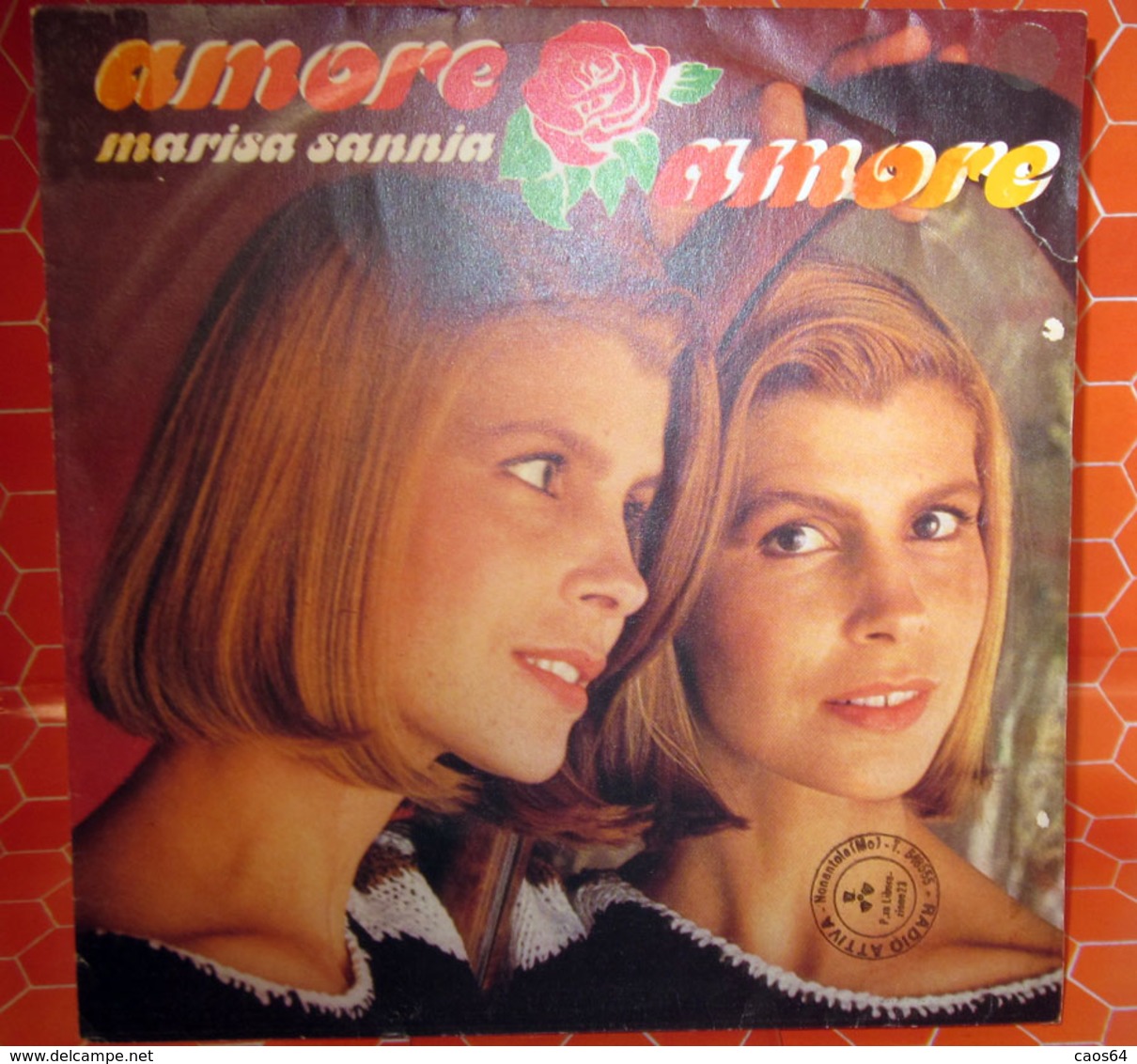 MARISA SANNIA AMORE AMORE  COVER NO VINYL 45 GIRI - 7" - Accessori & Bustine