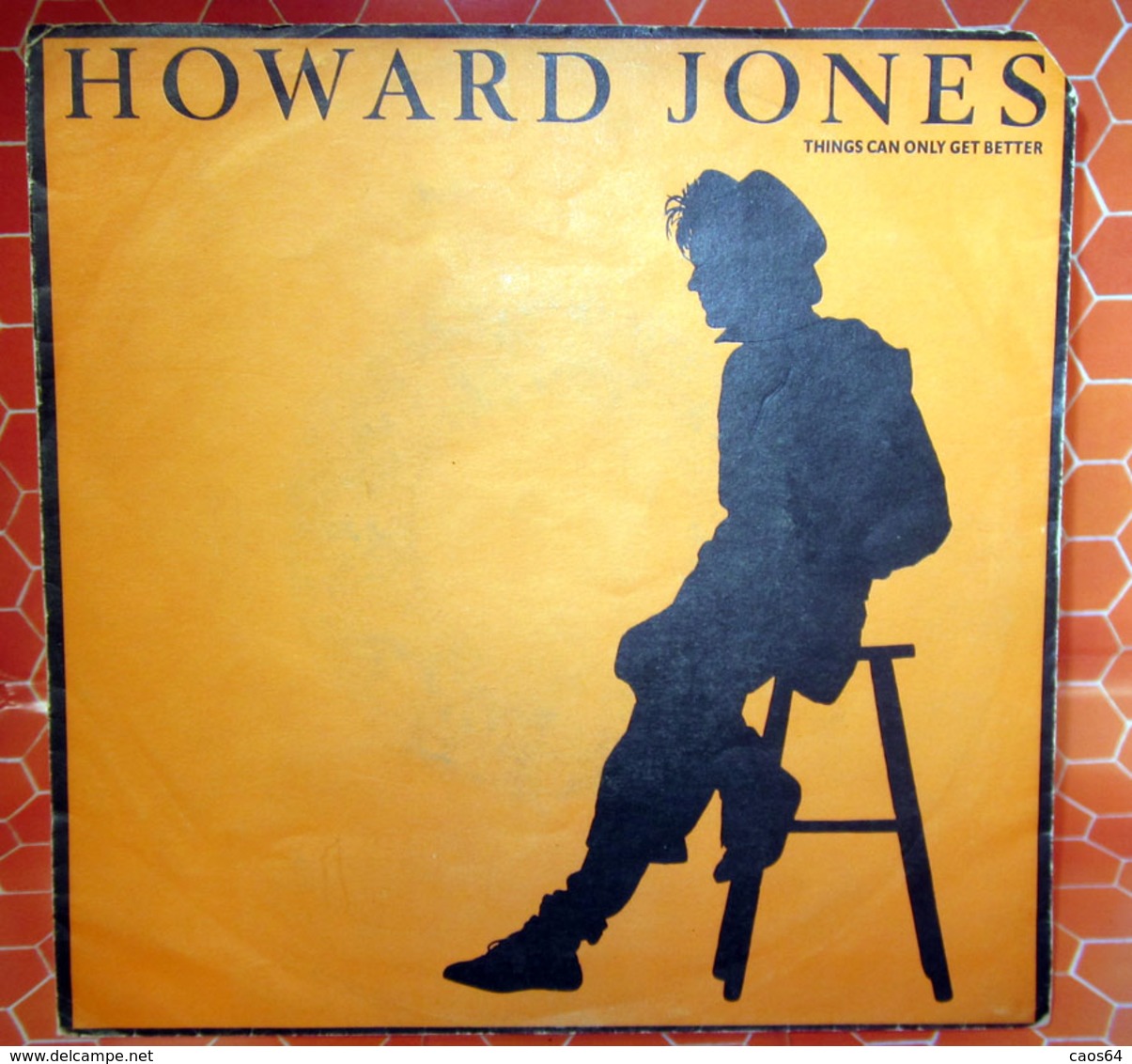 HOWARD JONES THINGS CAN ONLY GET BETTER  COVER NO VINYL 45 GIRI - 7" - Accessories & Sleeves