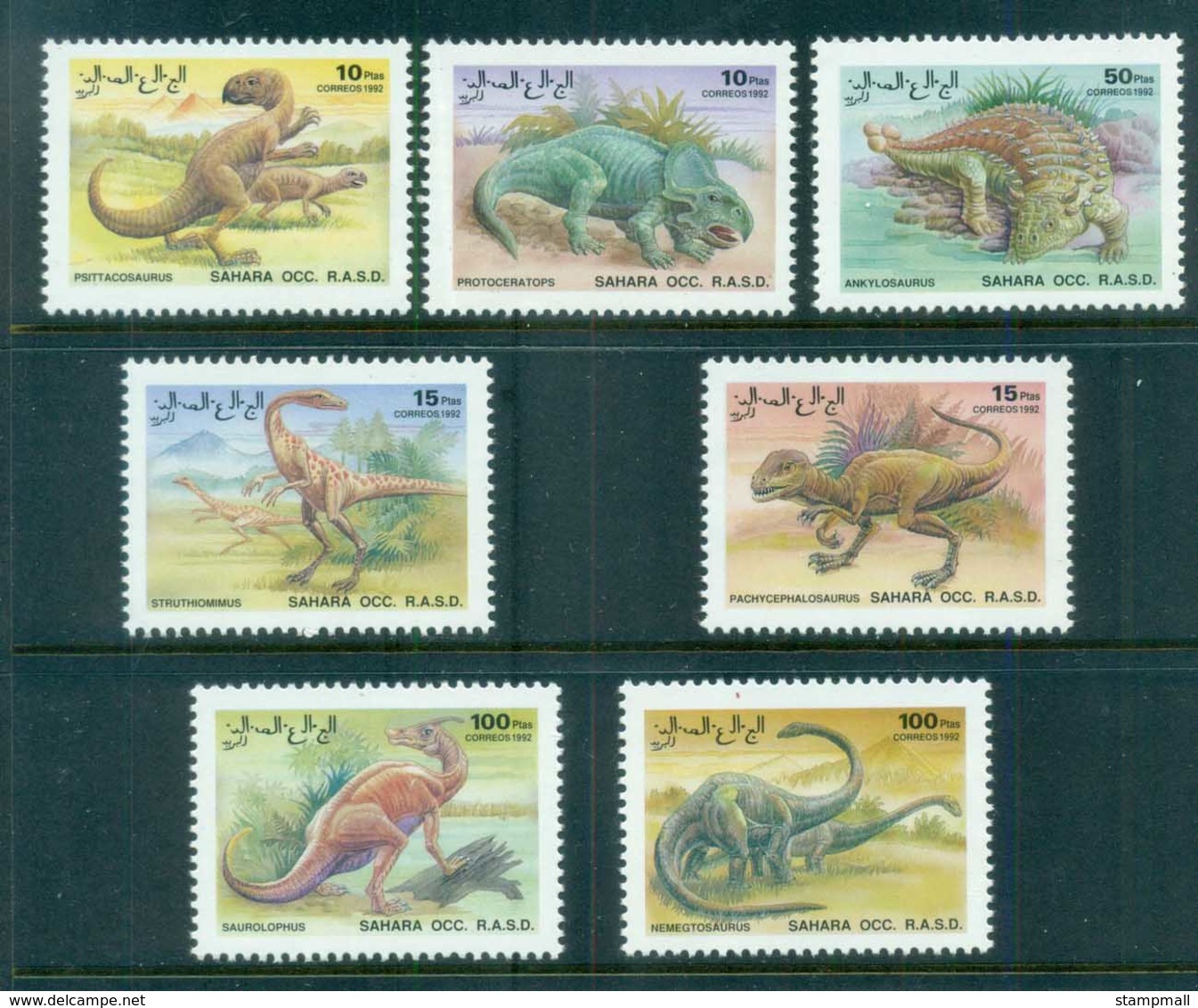 Sahara Occidental 1992 Dinosaurs MUH - Africa (Other)