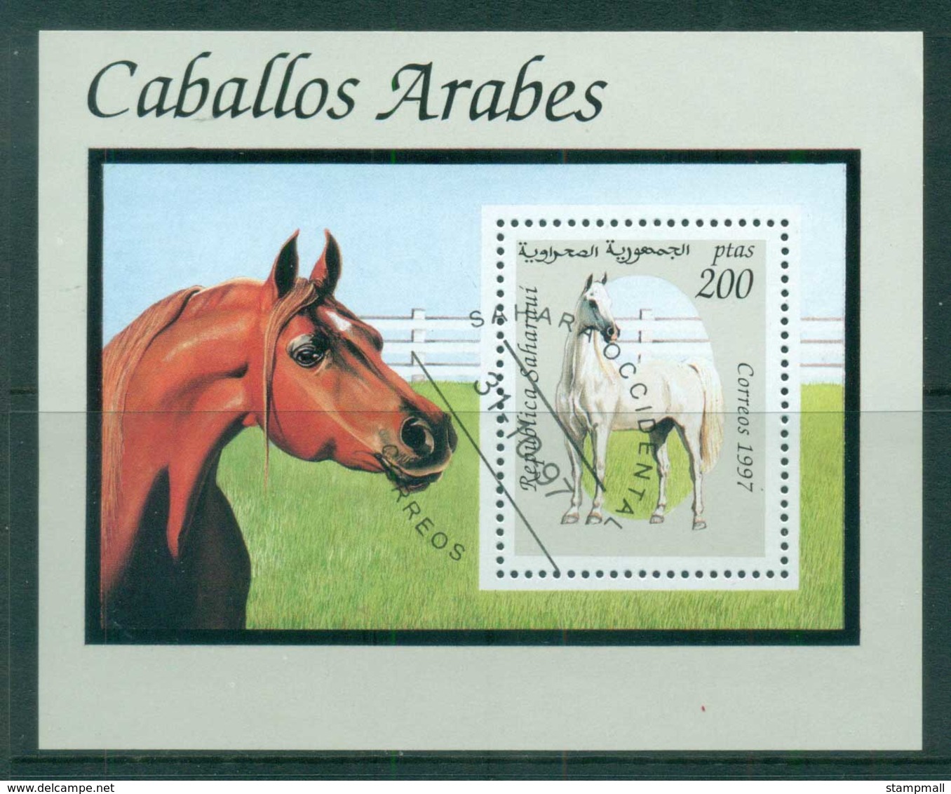 Sahara Occidental 1997 Horses MS CTO - Africa (Other)