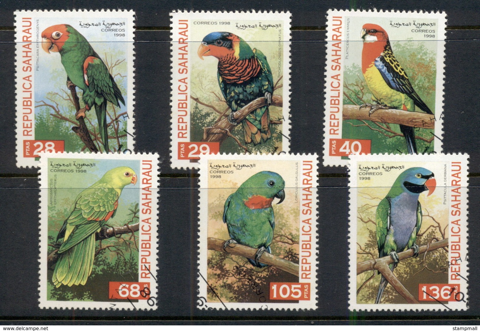 Sahara Occidental 1998 Birds, Parrots CTO - Africa (Other)