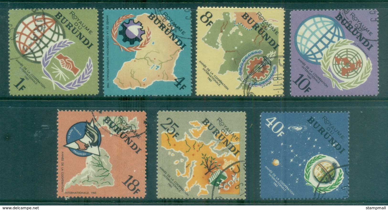 Burundi 1965 ICY Intl. Cooperation Year CTO - Altri & Non Classificati