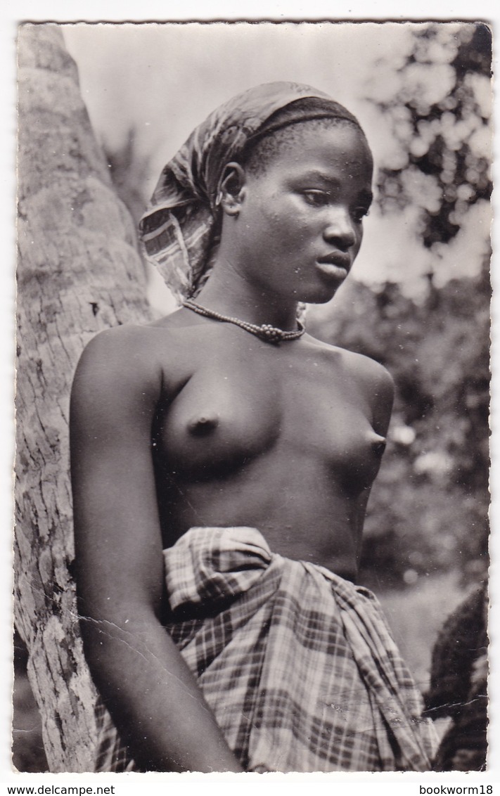 CP916 AFRIQUE NOIRE Jeune Fille Carte Photo - French Congo