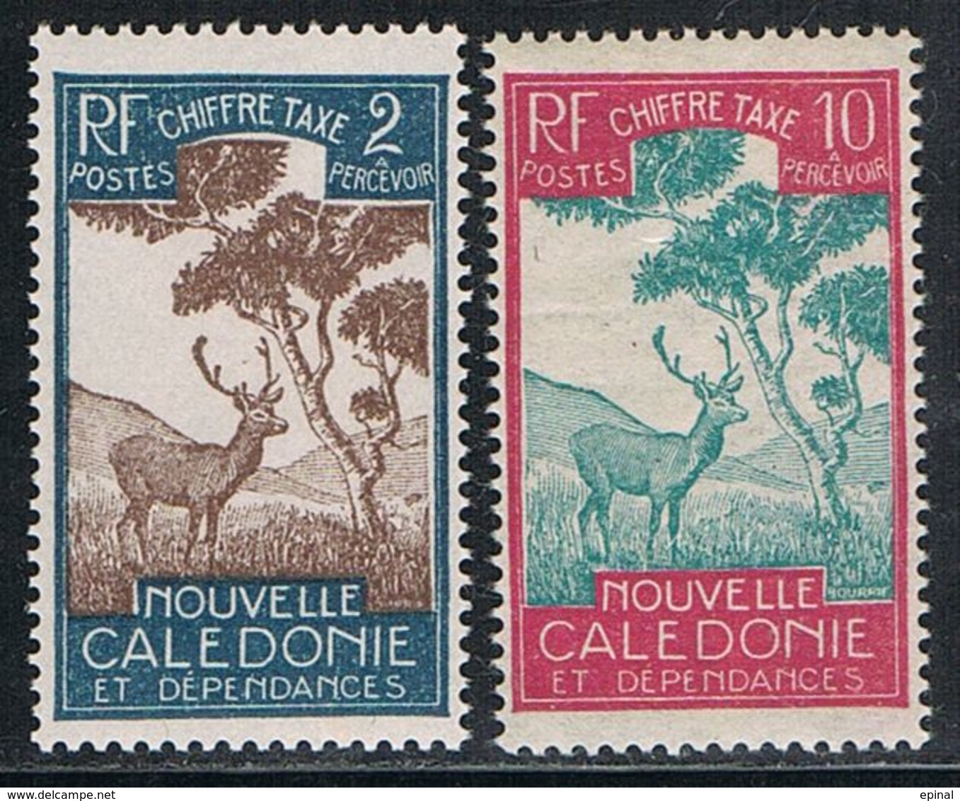 NOUVELLE-CALÉDONIE : Taxe N° 26 * Et 29 * - PRIX FIXE - - Timbres-taxe