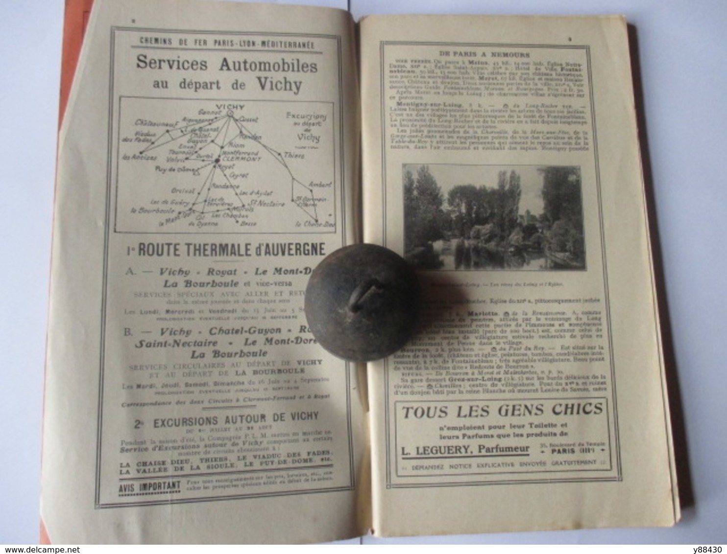 Livret Guides Du Touriste THIOLIER De 1923 - GÂTINAIS / NIVERNAIS / BERRY - 110 Pages - 22 Photos - Dépliants Touristiques