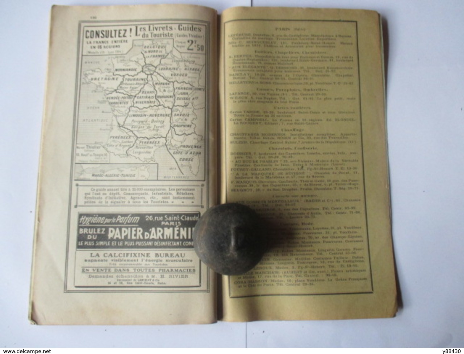 Livret Guides du Touriste THIOLIER de 1923 - LUXEMBOURG / LORRAINE / ALSACE / VOSGES  - 124 pages - 25 photos