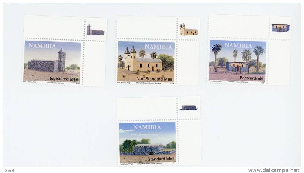 Namibie-2004-Eglises-YT 1020/23***MNH - Namibie (1990- ...)