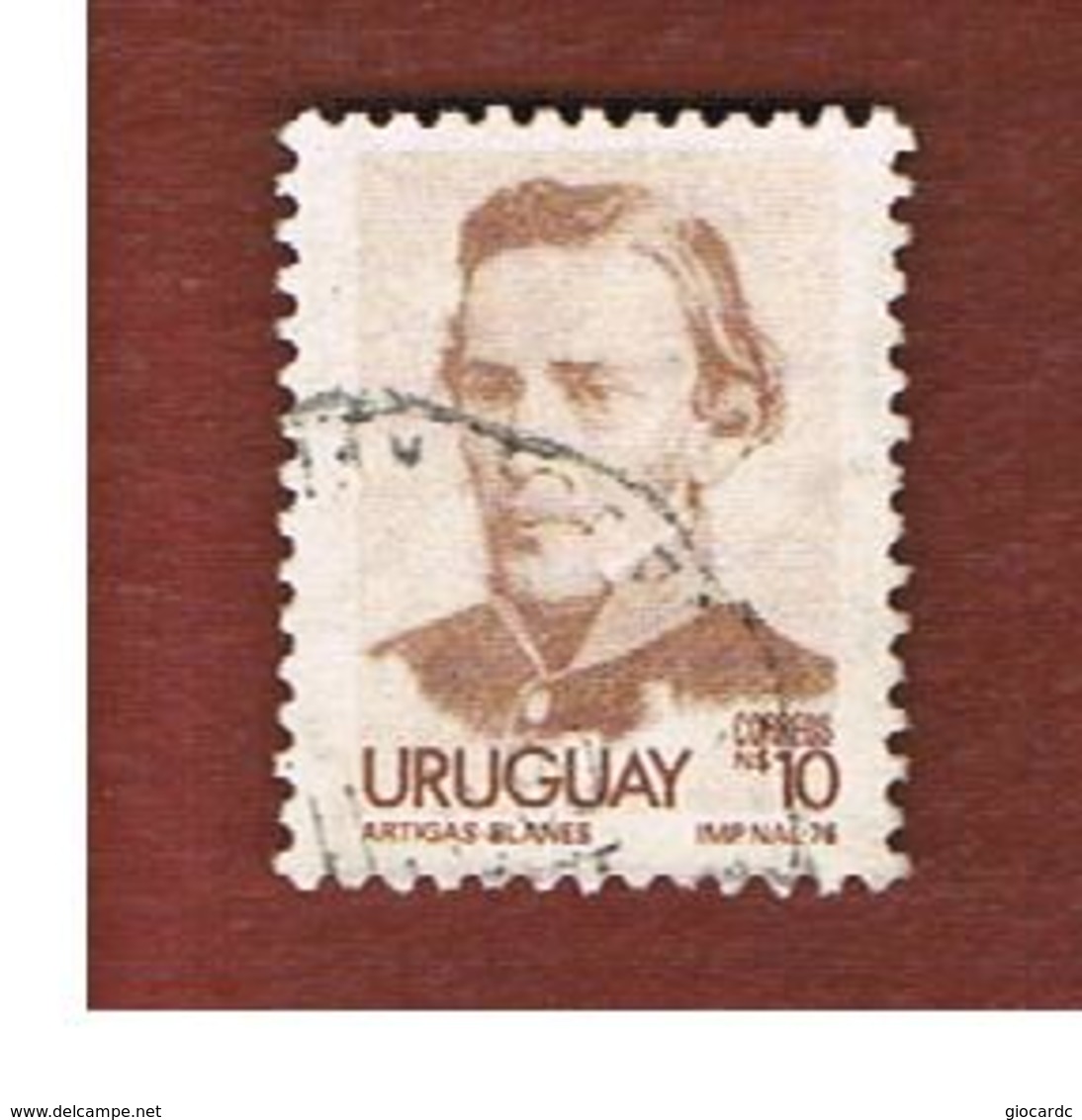 URUGUAY  - SG 1651a   - 1977 GENERAL ARTIGAS   -  USED° - Uruguay