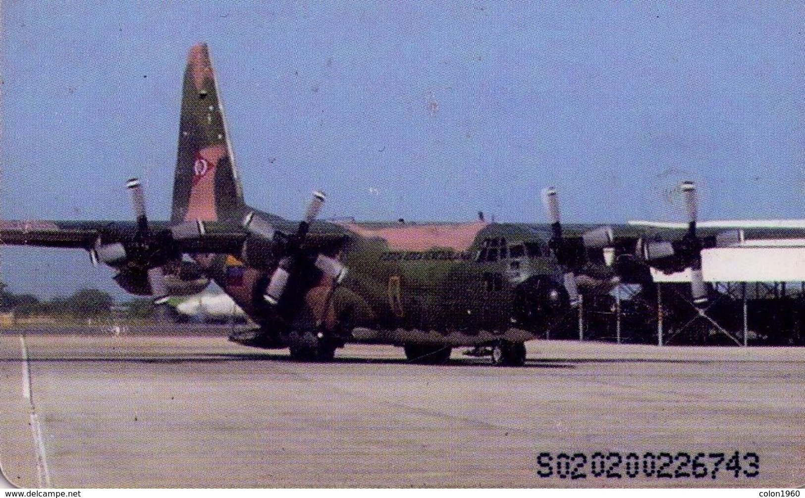 VENEZUELA. CAN2-0773. GUARDIANES DEL AIRE 4/8, HERCULES C-130, 02/02. (423) - Avions