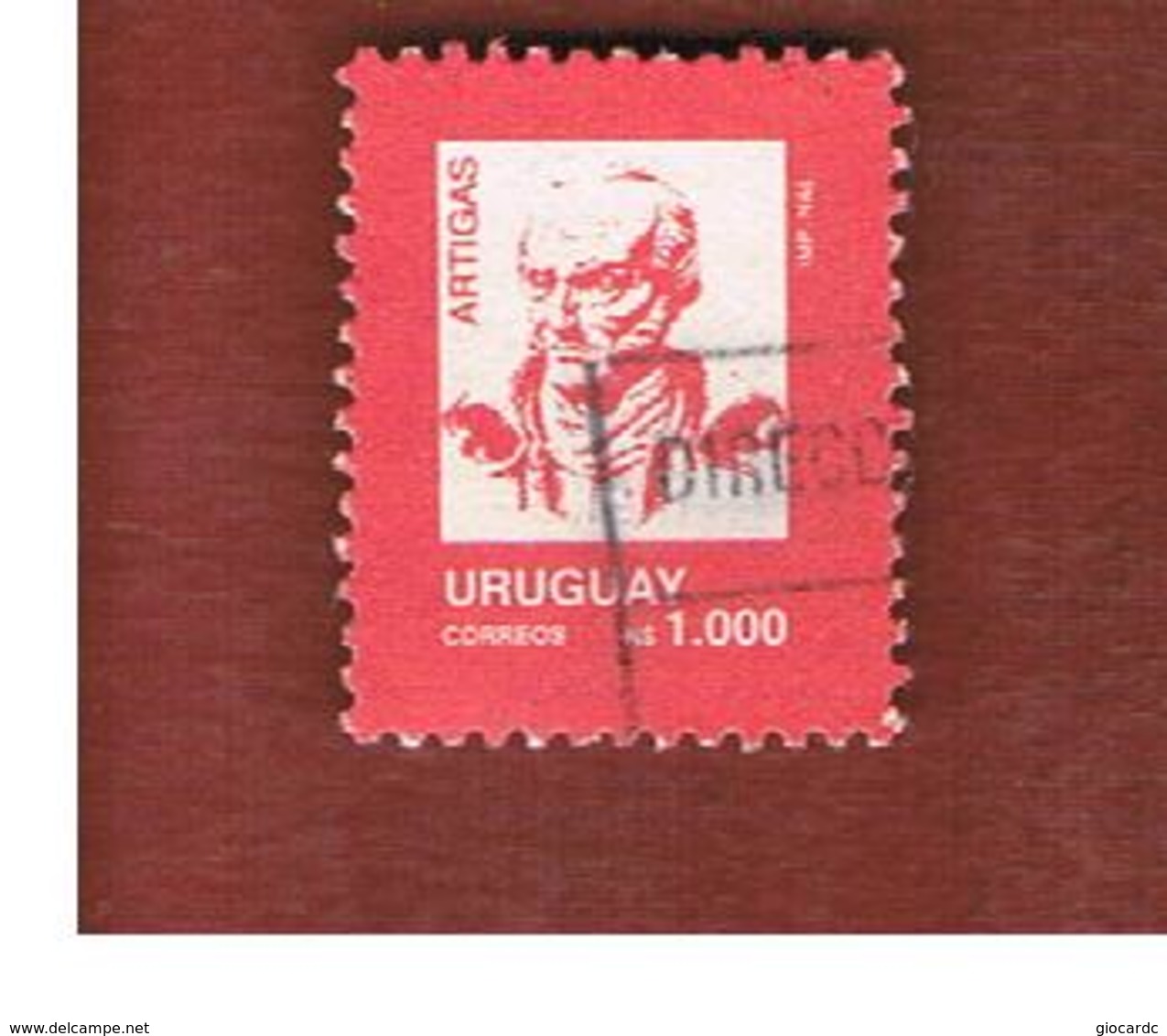 URUGUAY  - SG 1883c   - 1990  ARTIGAS 1000    -  USED° - Uruguay