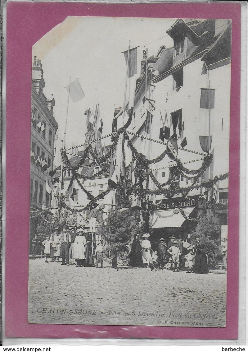 71.-CHALON-SUR-SAONE .- 2 Cartes Accidentées - Chalon Sur Saone