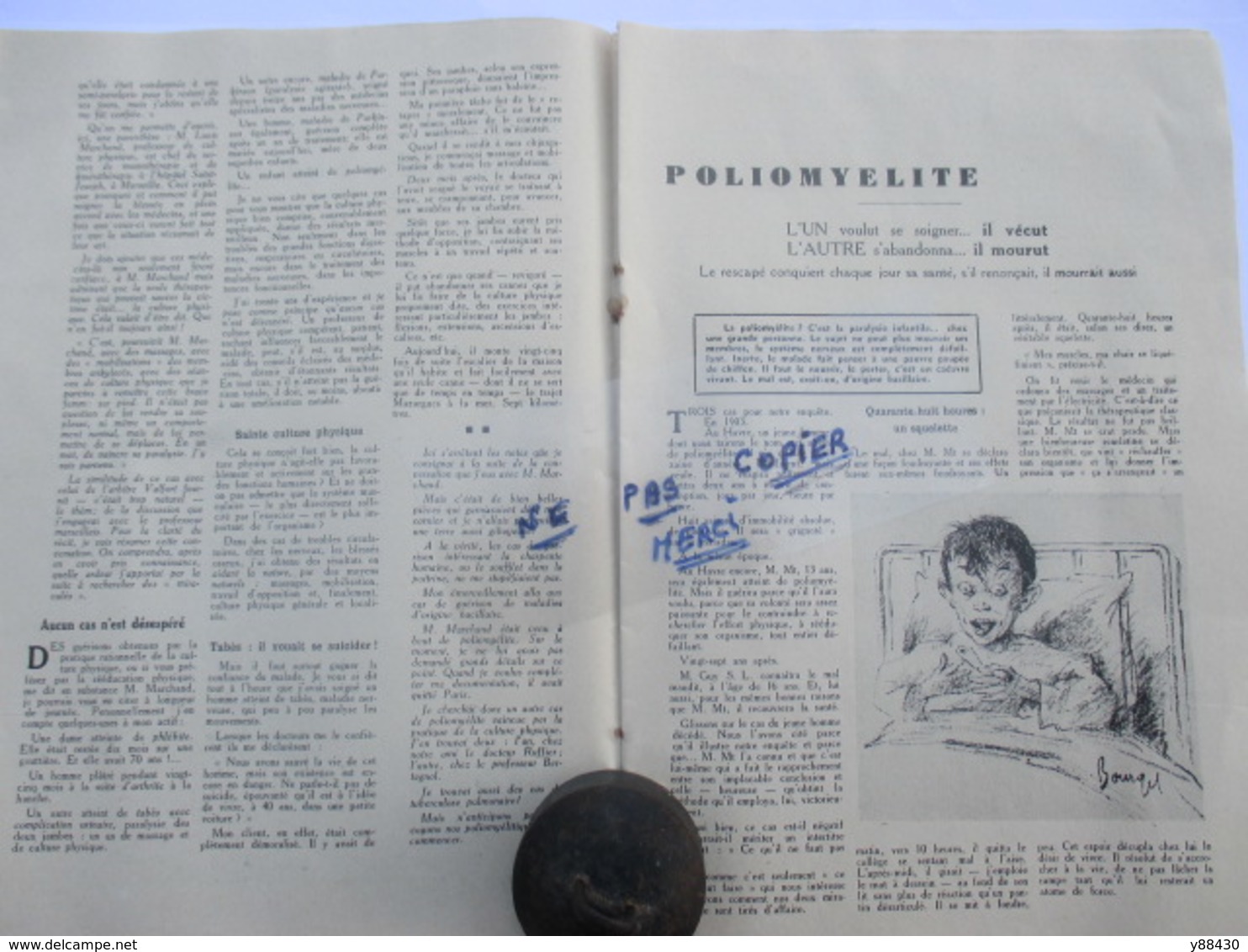 Livret étonnant..! - MIRACLES - GUERISONS PAR LA CULTURE PHYSIQUE par F. LOMAZZI - Année début 1900 -36 pages -18 photos