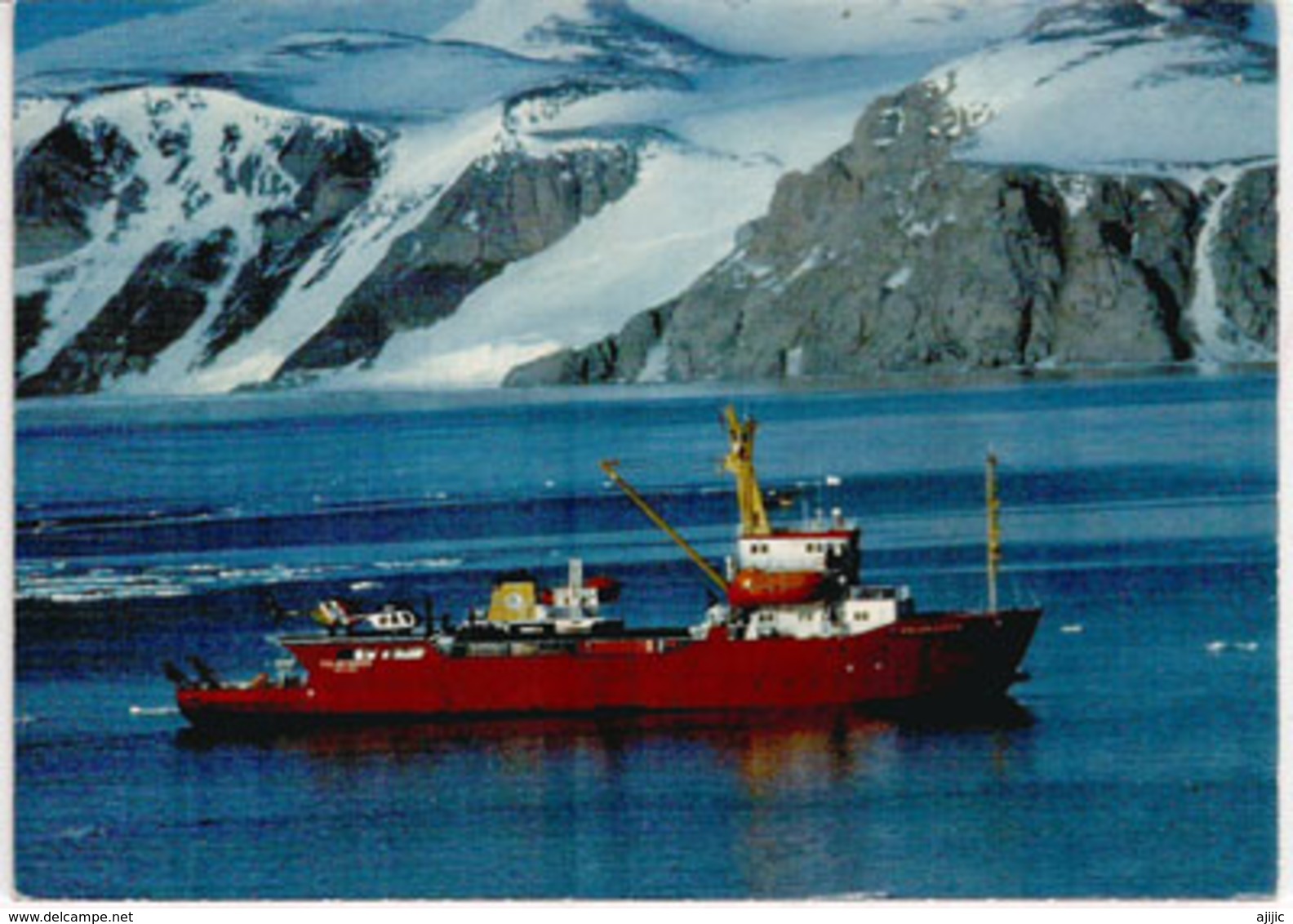 Navire MV.POLAR QUEEN In Antarctic For German Antarctic North'Victoria Land Expedition - Monde