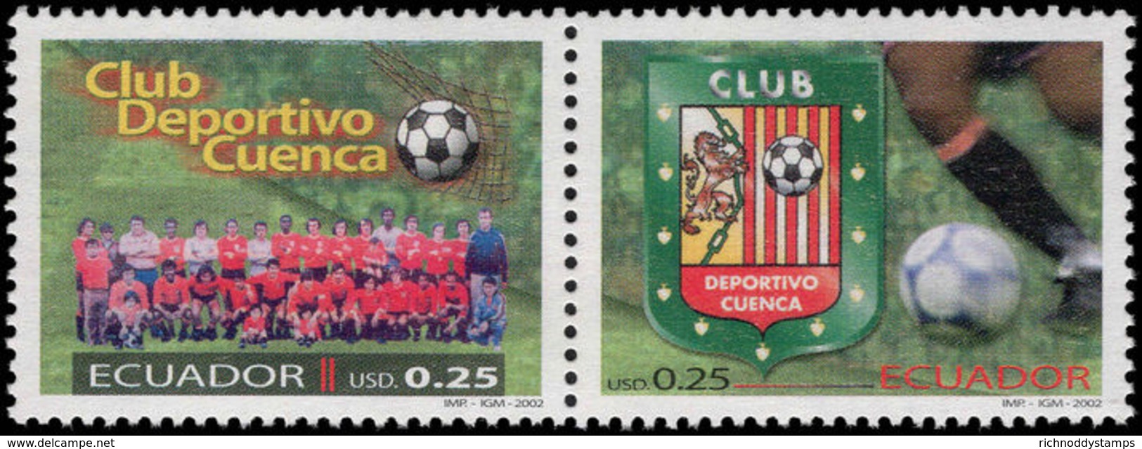 Ecuador 2002 Cuence Football Club Umounted Mint. - Ecuador