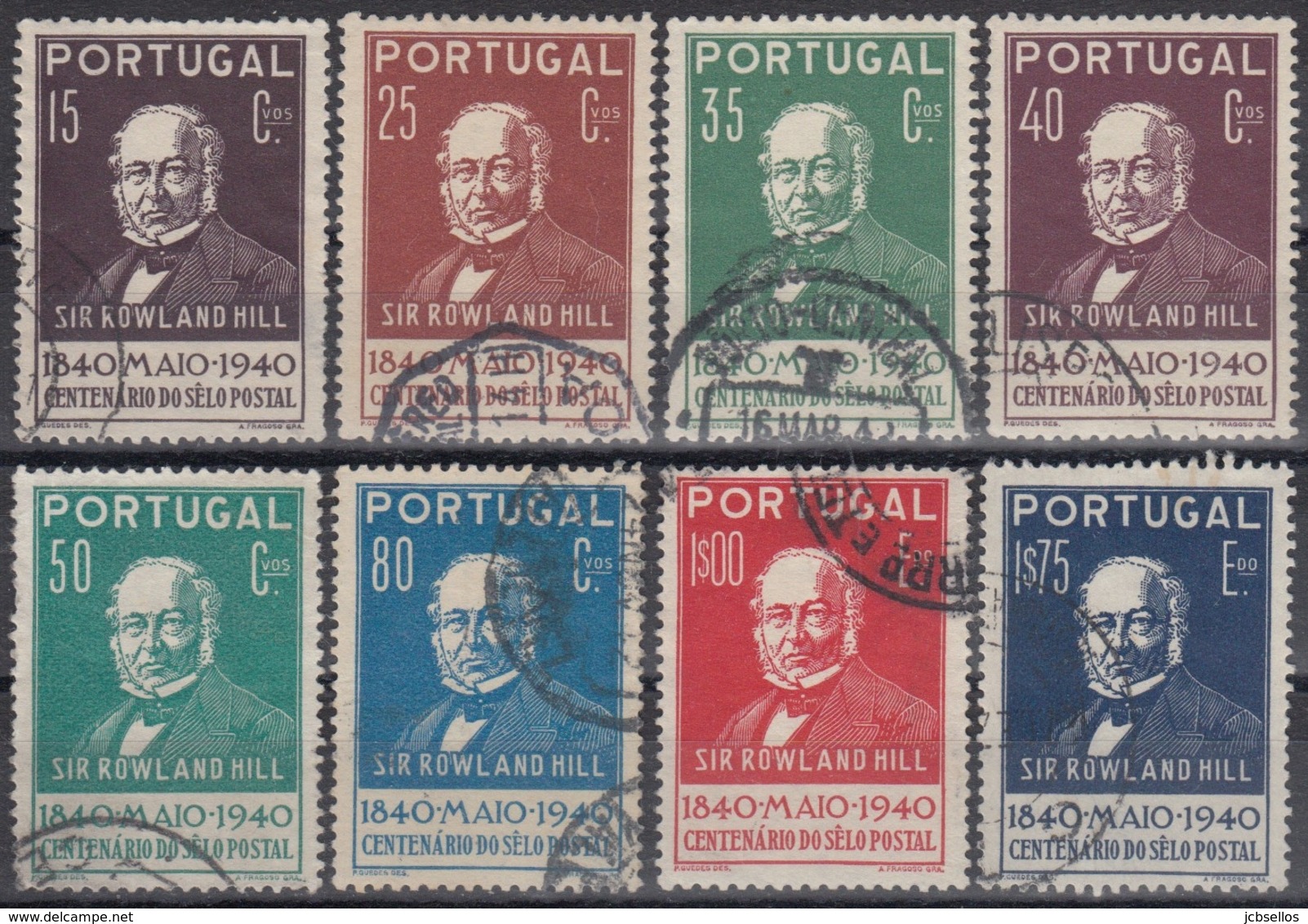 PORTUGAL 1940 Nº 600/07 USADO - Usado