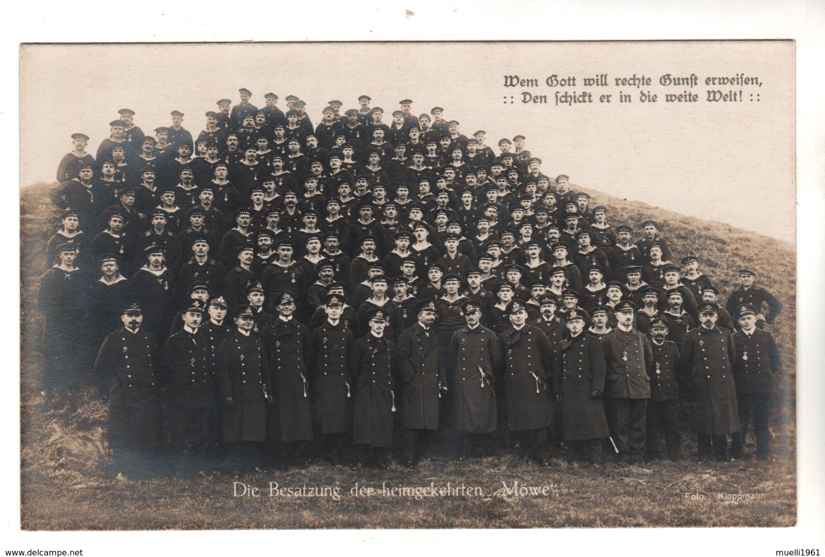 + 1435,  Besatzung Der S.M.S.  " Möwe " - Warships