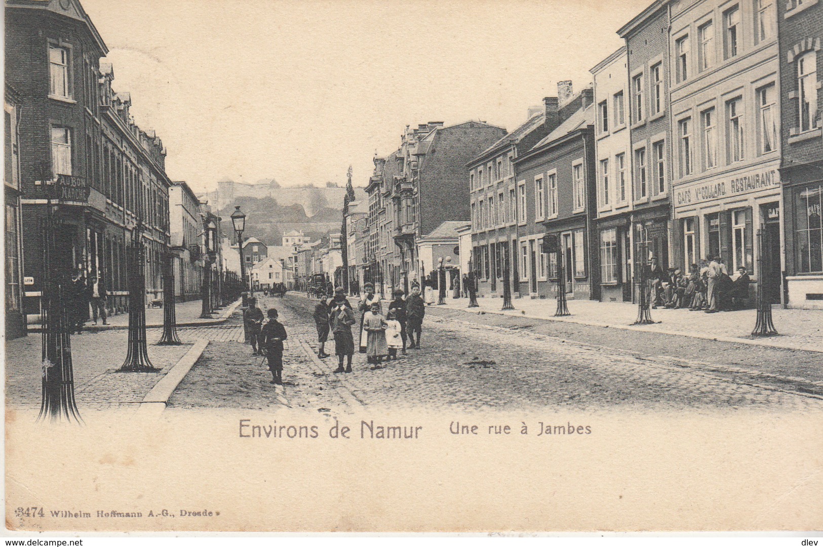 Environs De Namur - Une Rue à Jambes - Animé - Wilhelm Hoffmann AG, Dresde 3474 - Namur