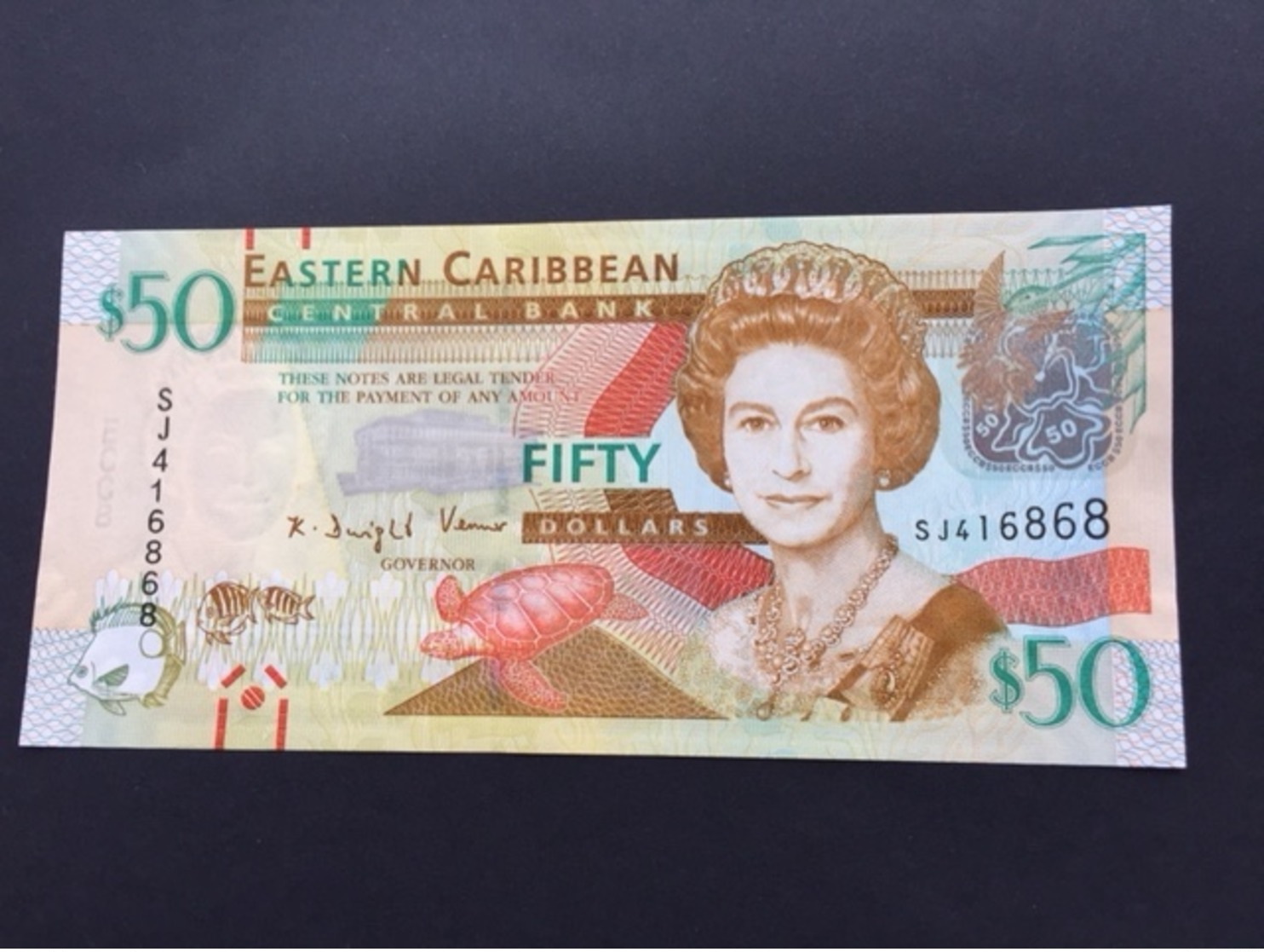 EAST CARIB P50 50 DOLLARS 2012 UNC - East Carribeans