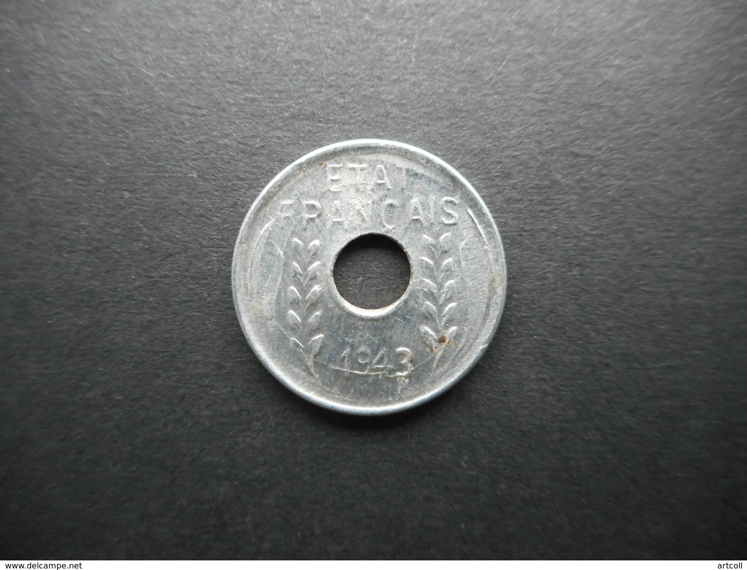 French Indochina 1 Centime 1943 - Otros – Asia